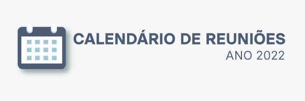 Ilustração de calendário. Ao lado a escrita: calendário 2022